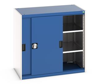 Bott Cubio Cupboard with Sliding Doors 1000H x1050Wx650mmD Bott Cubio Sliding Solid Door Cupboards with shelves and drawers 1600mm high option available 13/40021138.11 Bott Cubio Cupboard with Sliding Doors 1000H x1050Wx650mmD.jpg